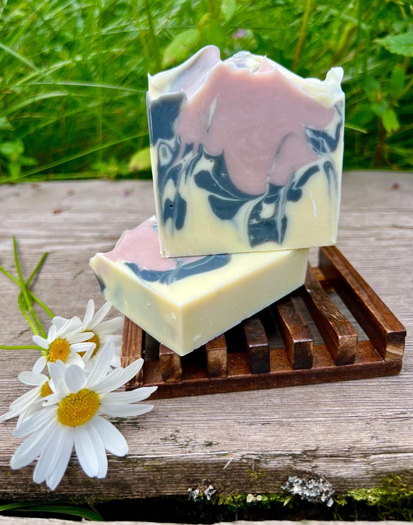 Backcountry Bloom | Lavender & Peppermint Scented Soap - Hemp Seed Oil, Shea, Cocoa & Mango Butter