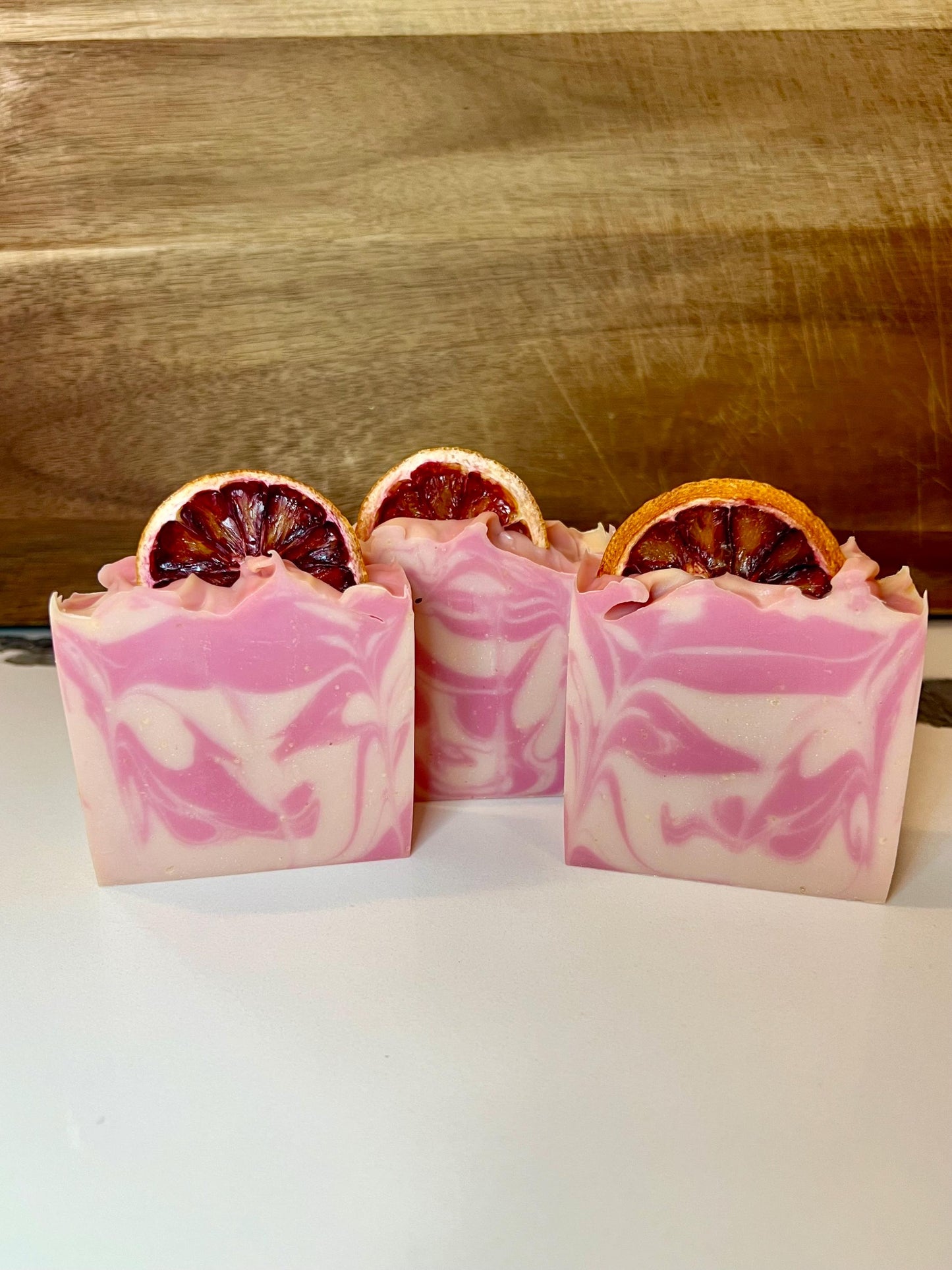 Sunburst Peak | Blood Orange Goji Berry Scented Soap - Hemp Seed Oil, Shea & Cocoa Butter