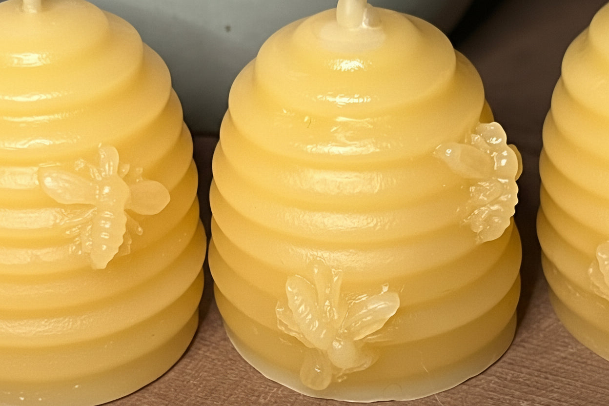 100% Pure Beeswax Candle | 3 Pack Skep Votive