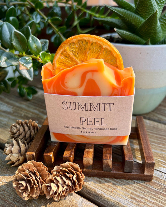 Summit Peel | Satsuma Scented Bar Soap – Hemp Seed Oil, Shea & Cocoa Butter