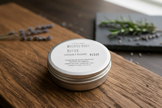 Whipped Body Butter - Shea, Cocoa & Mango Butter | Calendula & Chamomile Extract
