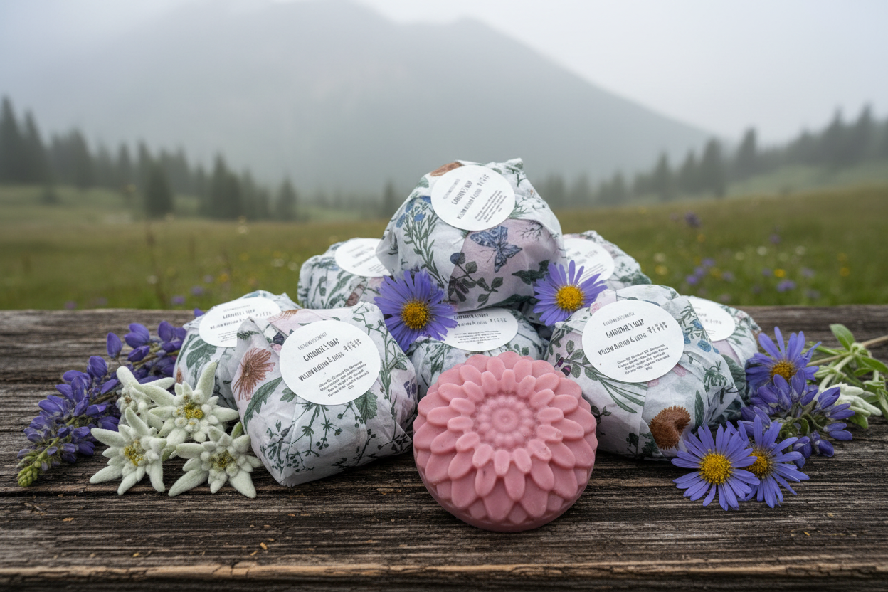 Alpine soap arrangement 1