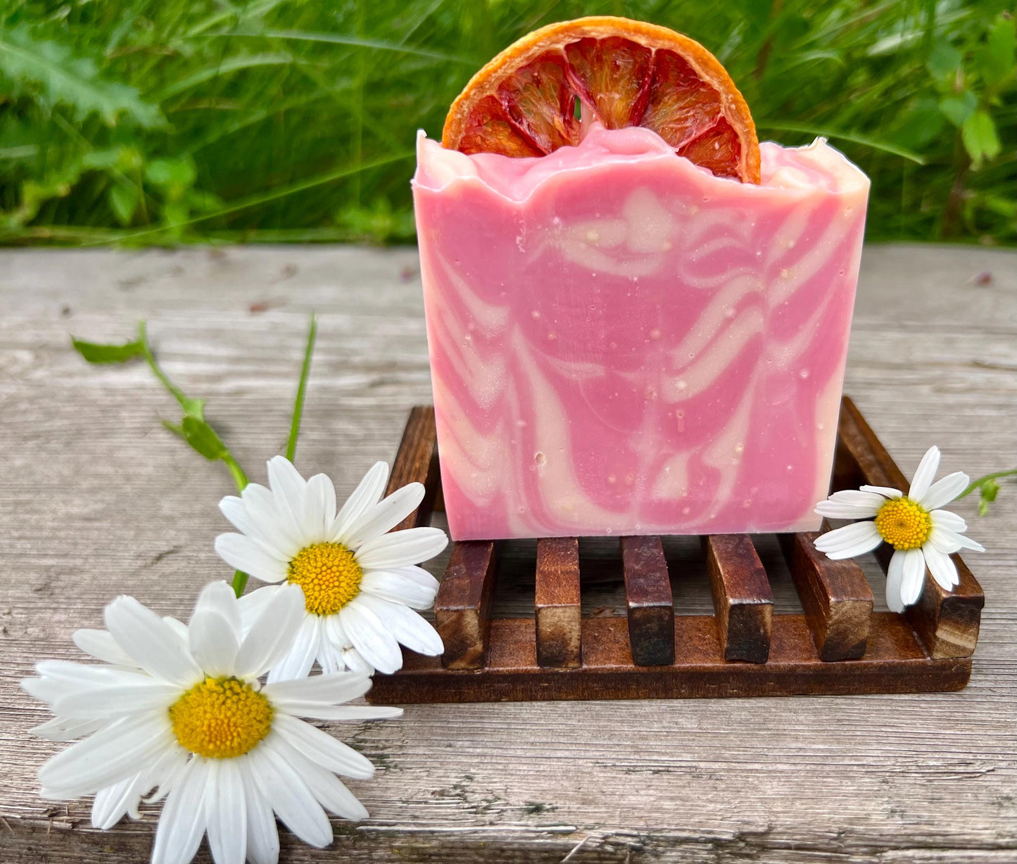 Sunburst Peak | Blood Orange Goji Berry Scented Soap - Hemp Seed Oil, Shea & Cocoa Butter