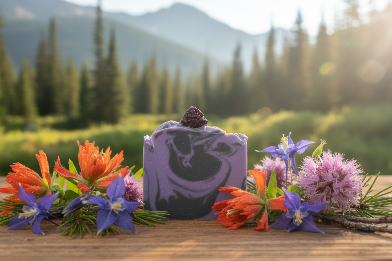 Bragg Creek Wildberry Soap with Mountain Wildflowers