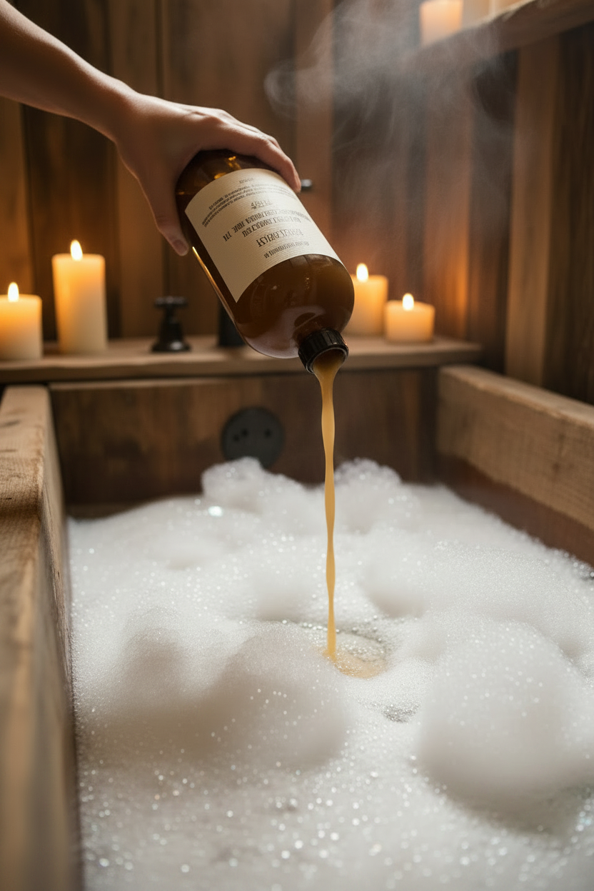 Bubble Bath Pour Shot - With Taps