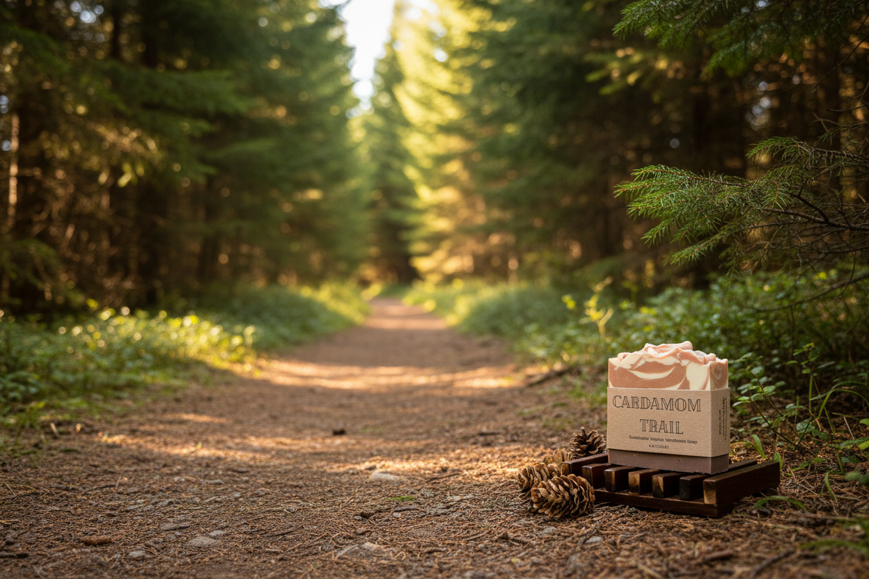 Cardamom Trail Soap on Spruce Forest Trail
