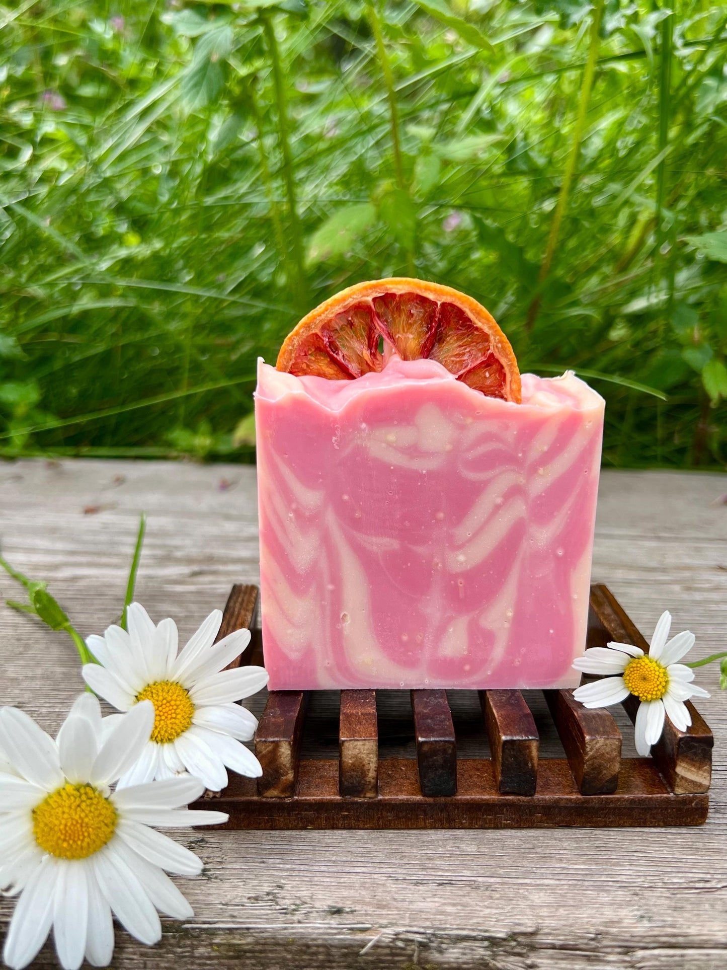 Sunburst Peak | Blood Orange Goji Berry Scented Soap - Hemp Seed Oil, Shea & Cocoa Butter