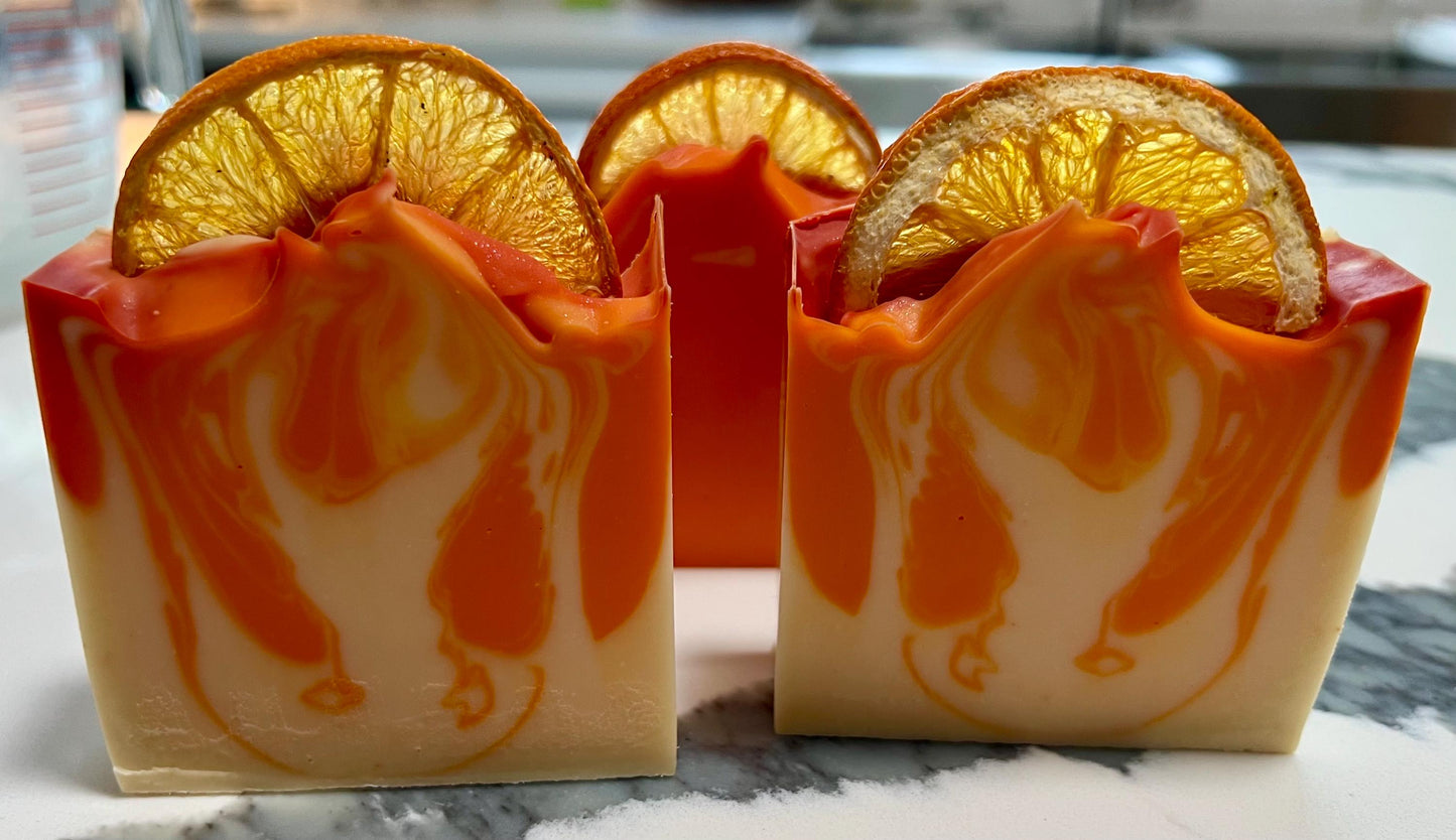 Summit Peel | Satsuma Scented Bar Soap – Hemp Seed Oil, Shea & Cocoa Butter