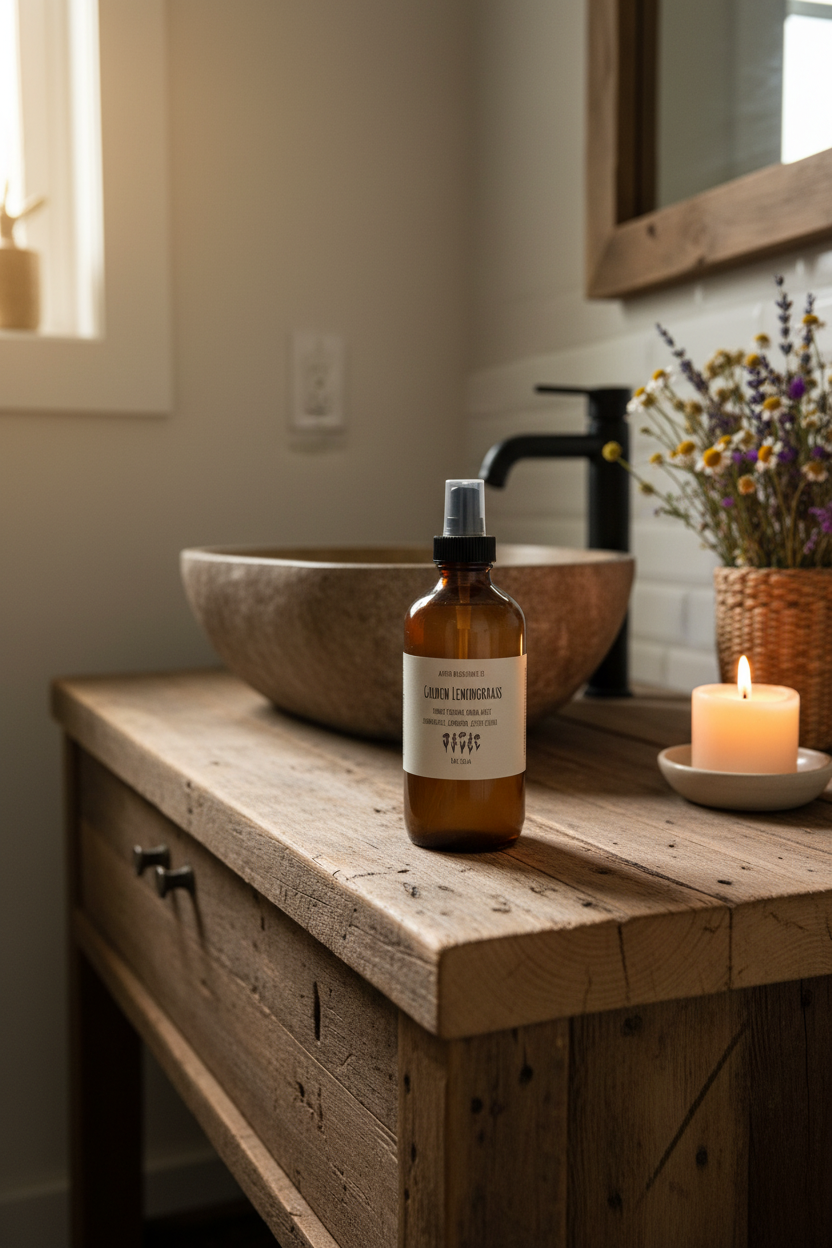 Golden Lemongrass - Rustic Cabin