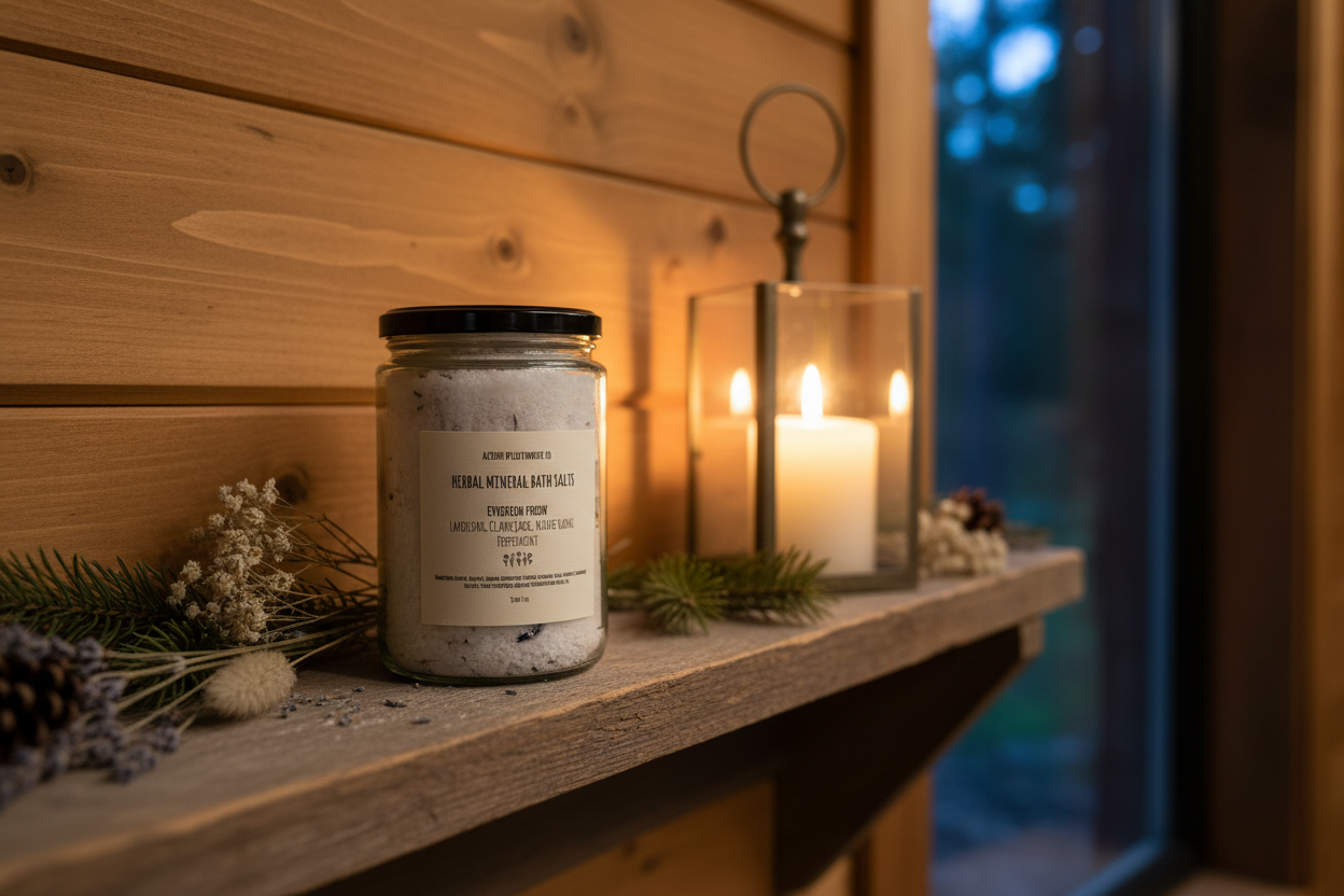 Herbal Bath Salts - Both Jars Cabin