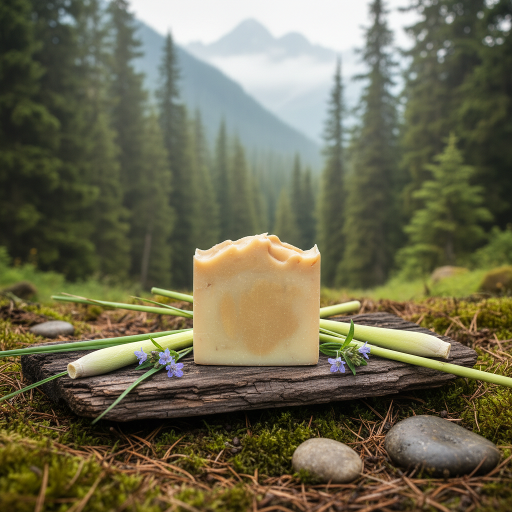 Lemongrass Ridge | Lemongrass Scented Soap – Hemp Seed Oil, Shea & Cocoa Butter