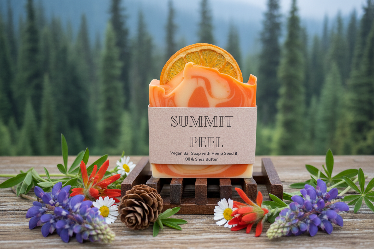 Satsuma Soap with Wildflowers