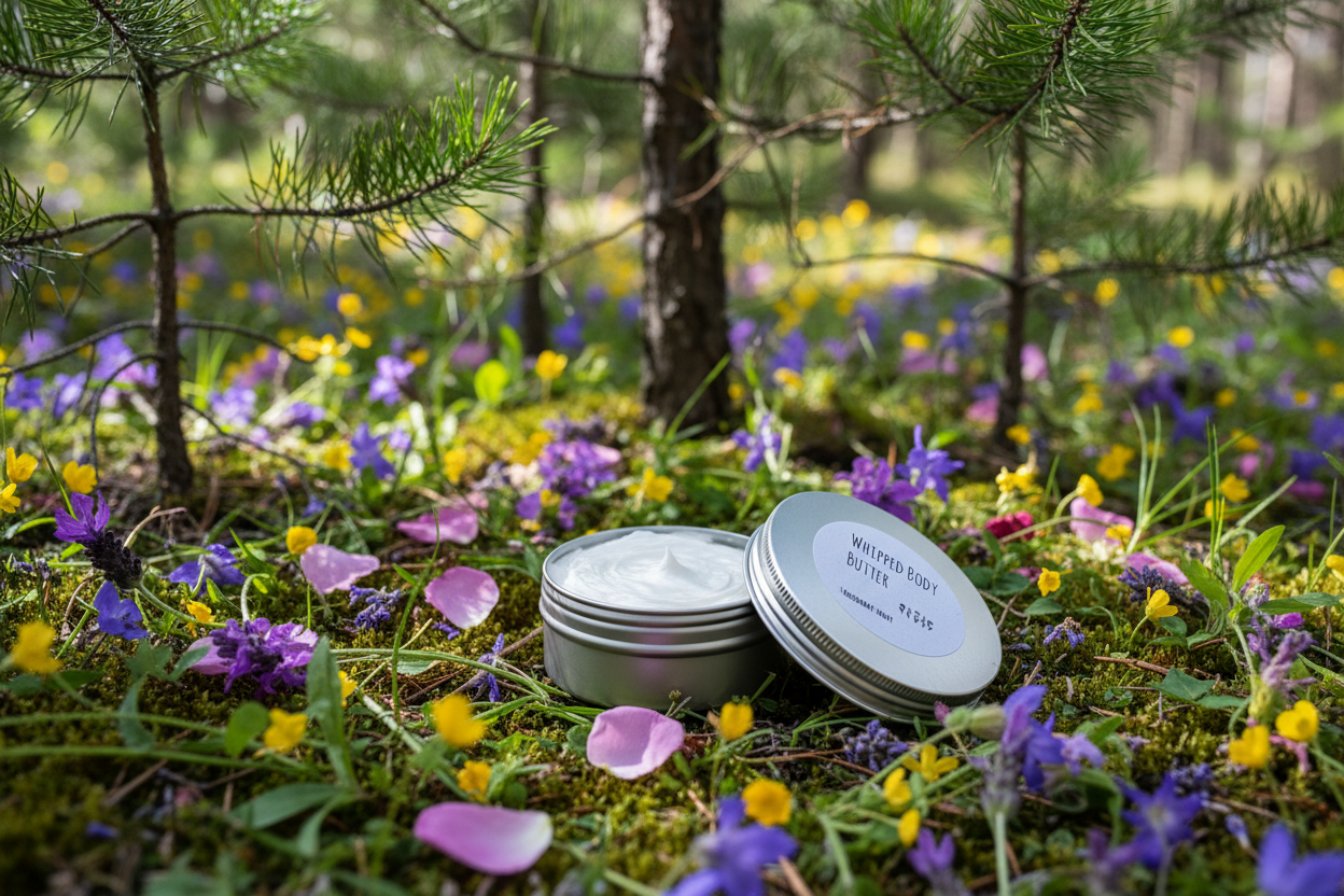 Whipped Body Butter with Wildflowers and Trees - Landscape